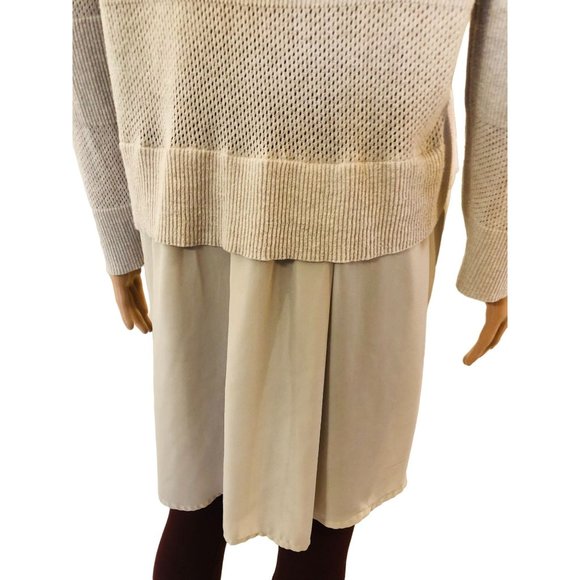 Stylus Long Sleeve Mixed Media Sweater size medium - Picture 7 of 7